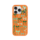 iPhone 17 Pro Green Garland Premium Telefon Kılıfı Turuncu - SUMTHINCS