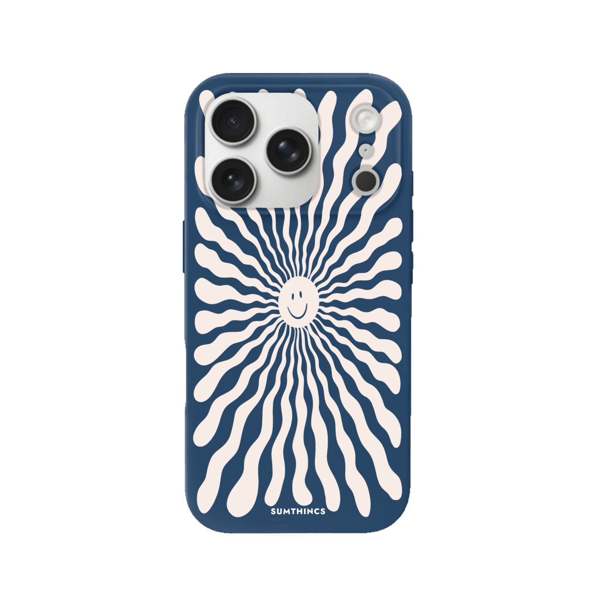 iPhone 17 Pro Happy Little Sun Premium Telefon Kılıfı Pasifik Mavi - SUMTHINCS