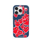 iPhone 17 Pro Hearts Premium Telefon Kılıfı Pasifik Mavi - SUMTHINCS