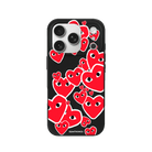 iPhone 17 Pro Hearts Premium Telefon Kılıfı Siyah - SUMTHINCS