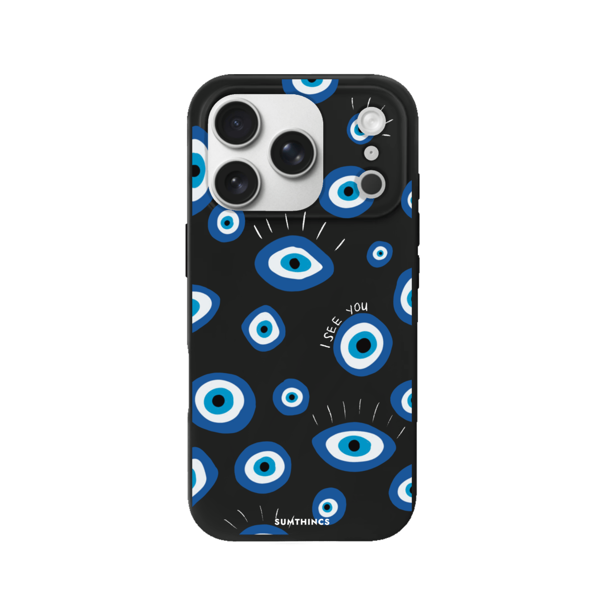 iPhone 17 Pro I See You Premium Telefon Kılıfı Siyah - SUMTHINCS