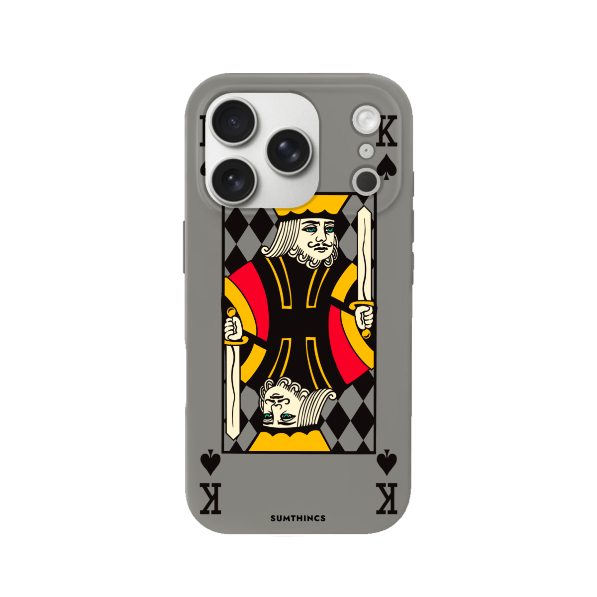 iPhone 17 Pro King Premium Telefon Kılıfı Gri - SUMTHINCS