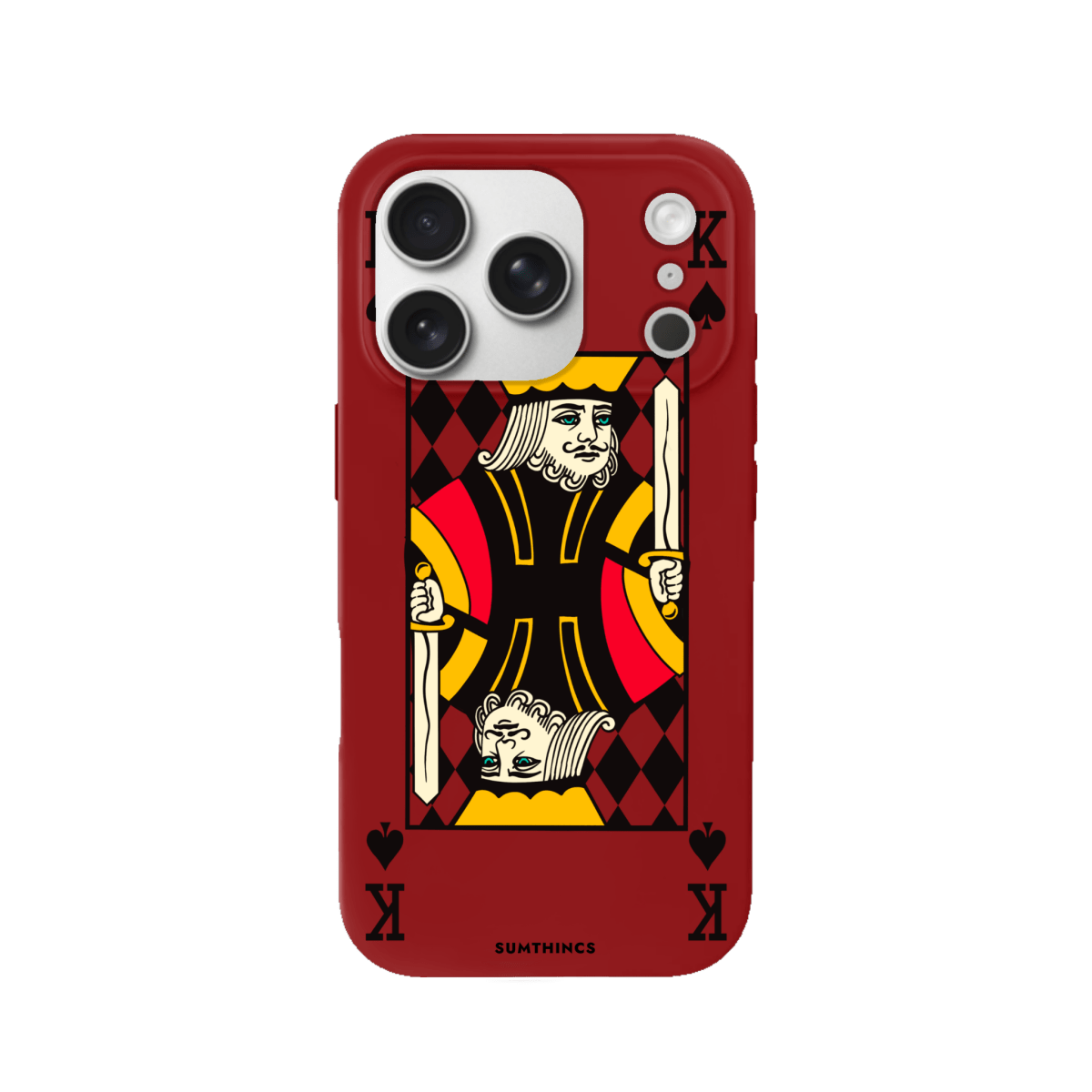 iPhone 17 Pro King Premium Telefon Kılıfı Kırmızı - SUMTHINCS