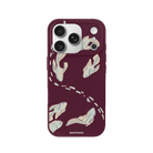 iPhone 17 Pro Koi Fish Premium Telefon Kılıfı Bordo - SUMTHINCS