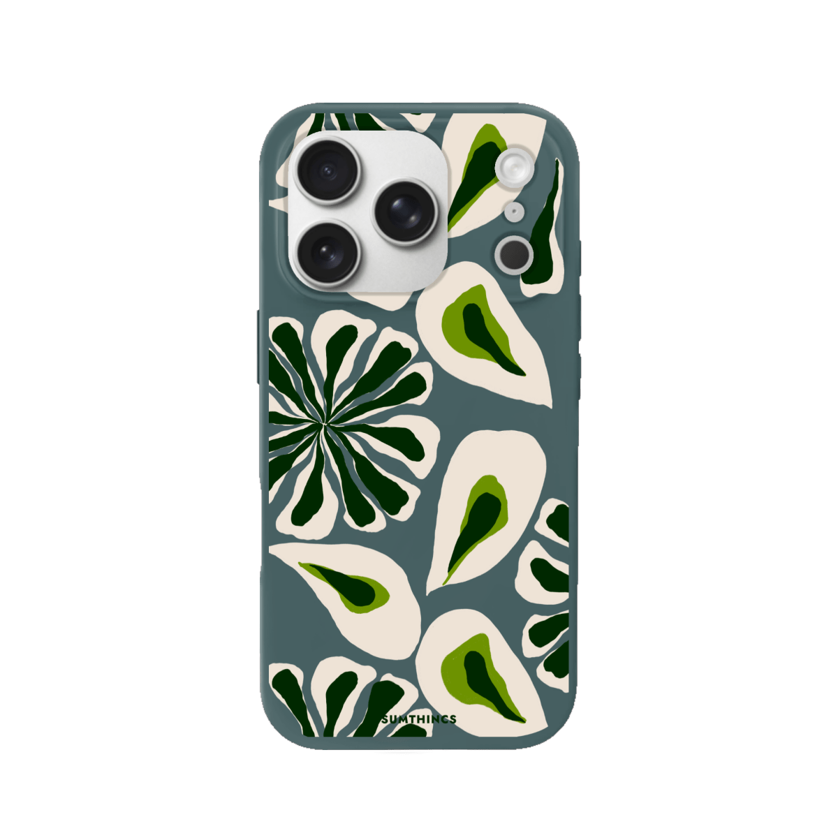 iPhone 17 Pro Leafs Premium Telefon Kılıfı Kaktüs Yeşili - SUMTHINCS