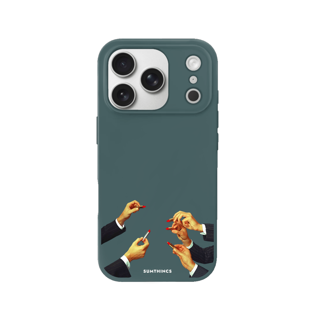 iPhone 17 Pro Lipstick Premium Telefon Kılıfı Kaktüs Yeşili - SUMTHINCS