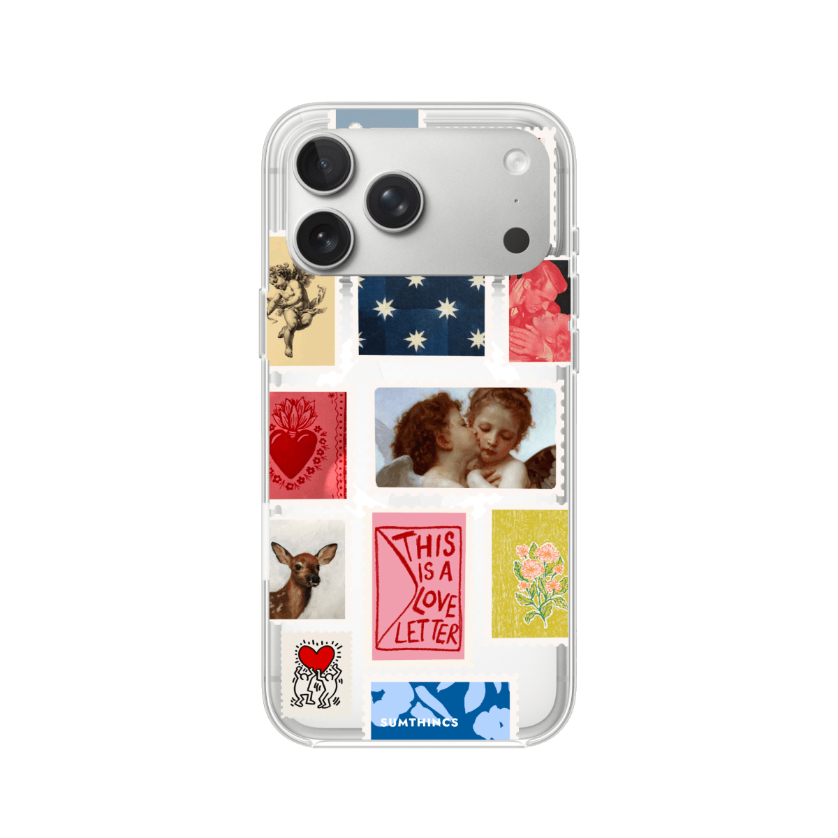 iPhone 17 Pro Love Letter Clear Magsafe Telefon Kılıfı - SUMTHINCS