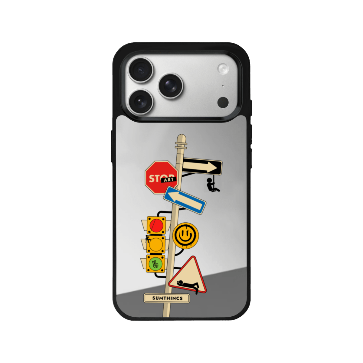 iPhone 17 Pro Max Crossroad Mirror Aynalı Telefon Kılıfı - SUMTHINCS