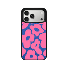 iPhone 17 Pro Max Daisy Pop Leather Deri Telefon Kılıfı Mavi - SUMTHINCS