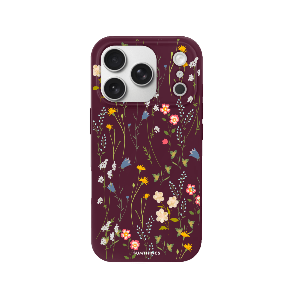 iPhone 17 Pro Max Eternal Garden Premium Telefon Kılıfı Bordo - SUMTHINCS