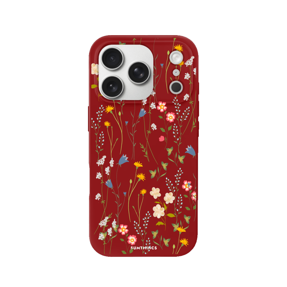 iPhone 17 Pro Max Eternal Garden Premium Telefon Kılıfı Kırmızı - SUMTHINCS