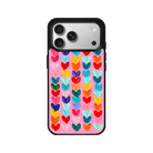 iPhone 17 Pro Max Lovestorm Leather Vegan Deri Telefon Kılıfı Pembe - SUMTHINCS