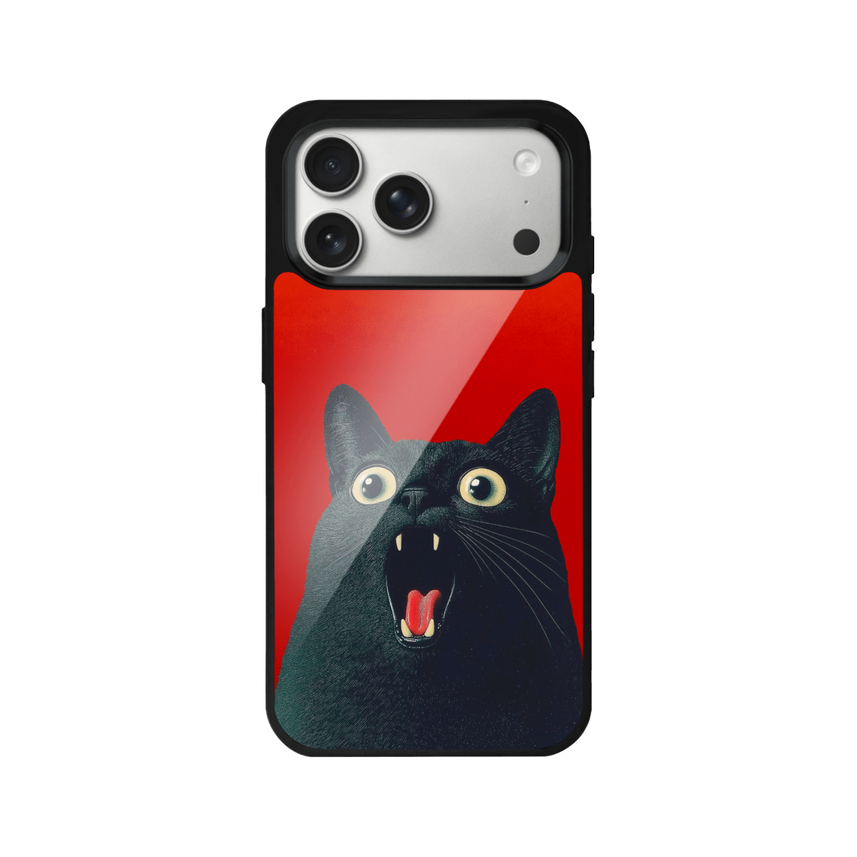 iPhone 17 Pro Max Meoww Glossy Cam Telefon Kılıfı - SUMTHINCS