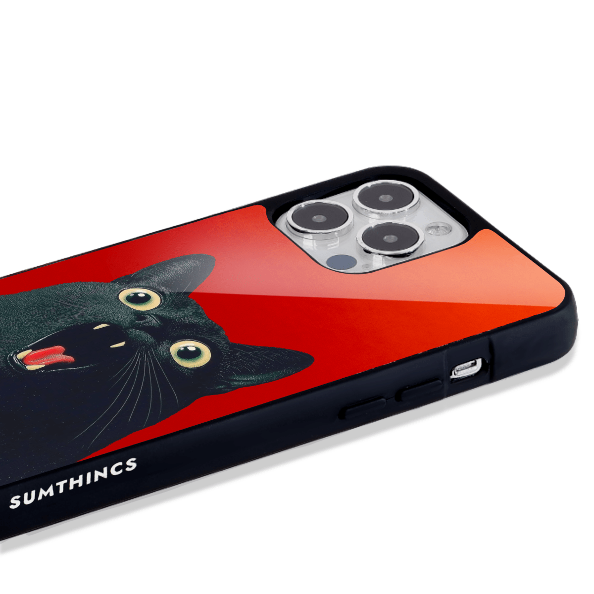 iPhone 17 Pro Max Meoww Glossy Cam Telefon Kılıfı - SUMTHINCS