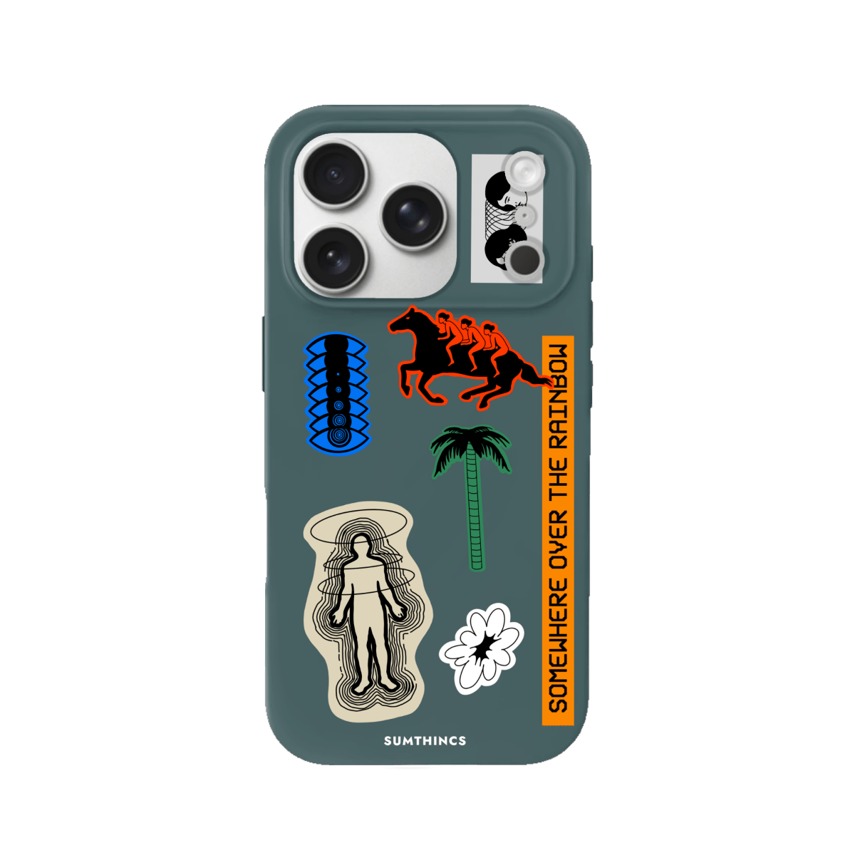 iPhone 17 Pro Max Somewhere Premium Telefon Kılıfı Kaktüs Yeşili - SUMTHINCS
