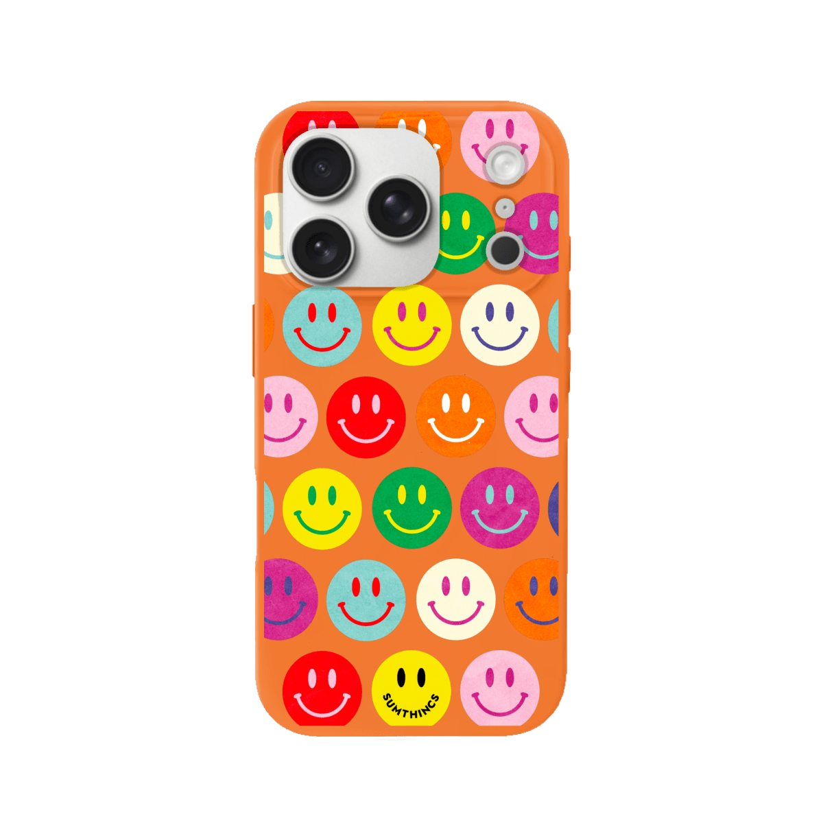 iPhone 17 Pro Miles of Smiles Premium Telefon Kılıfı Turuncu - SUMTHINCS