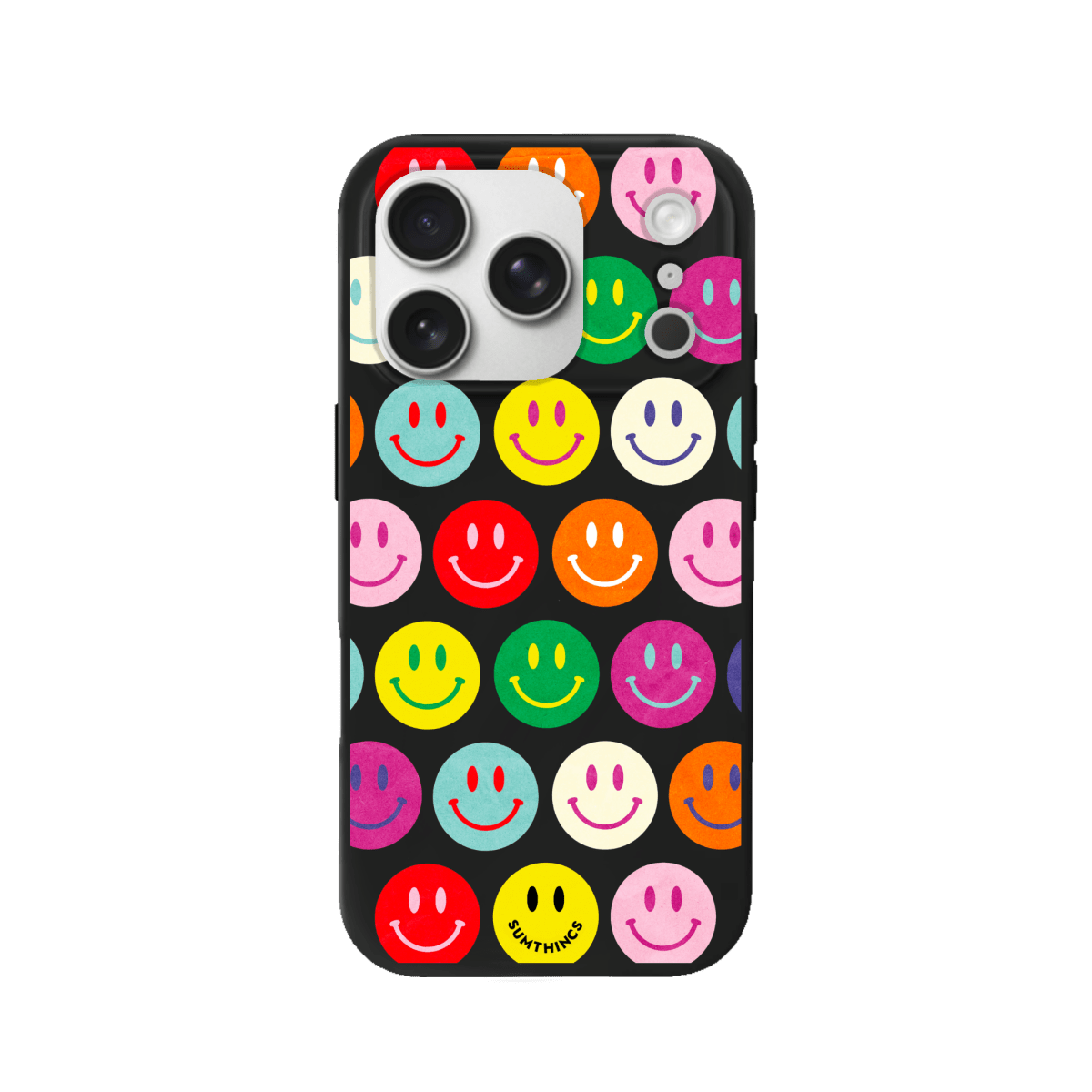 iPhone 17 Pro Miles of Smiles Premium Telefon Kılıfı Siyah - SUMTHINCS