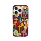 iPhone 17 Pro Mushrooms Premium Telefon Kılıfı Bordo - SUMTHINCS