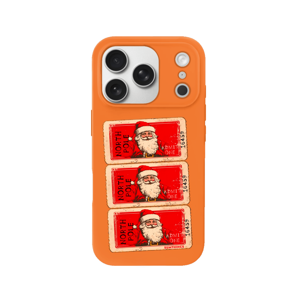 iPhone 17 Pro Northpole Ticket Premium Telefon Kılıfı Turuncu - SUMTHINCS