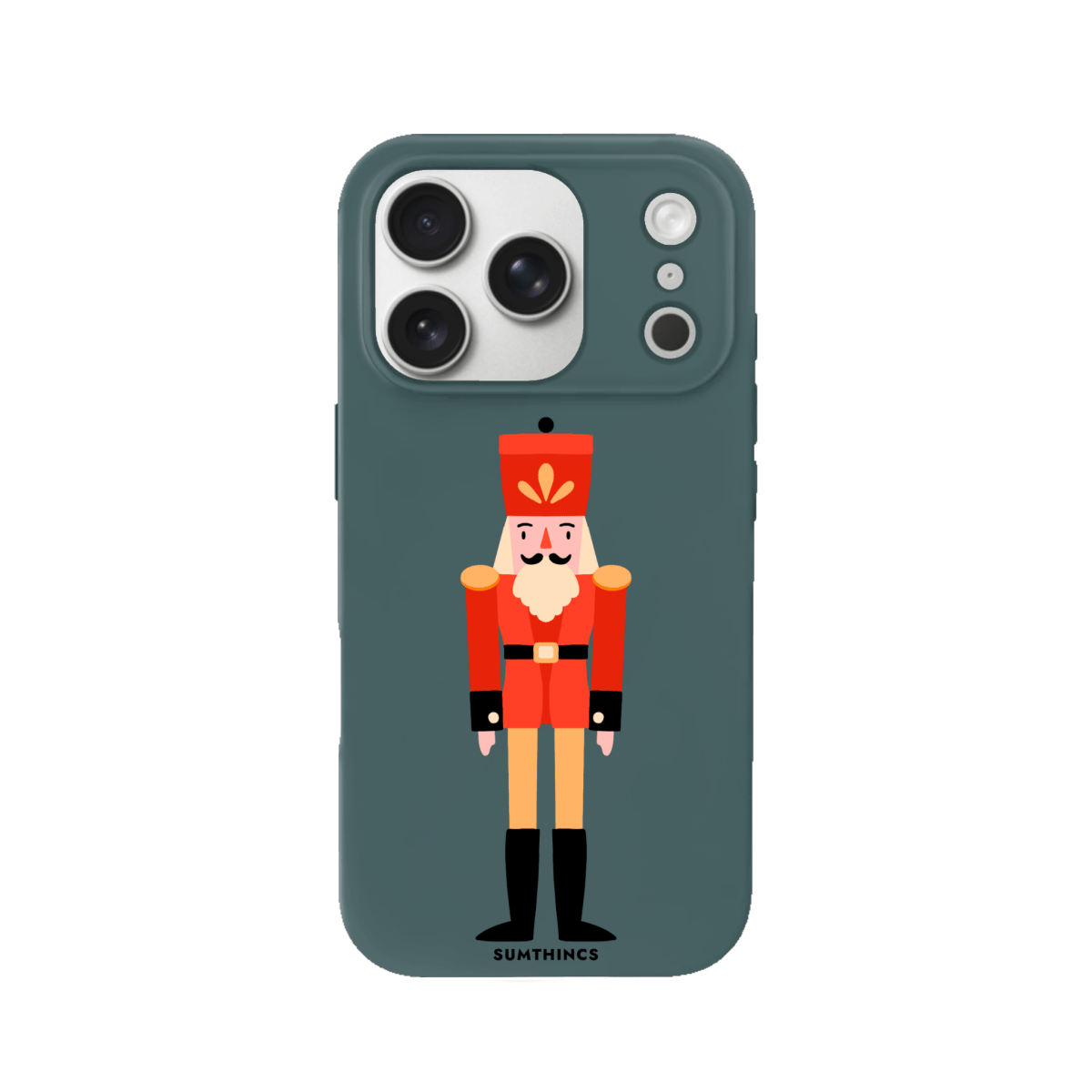 iPhone 17 Pro Nutcracker Premium Telefon Kılıfı Kaktüs Yeşili - SUMTHINCS