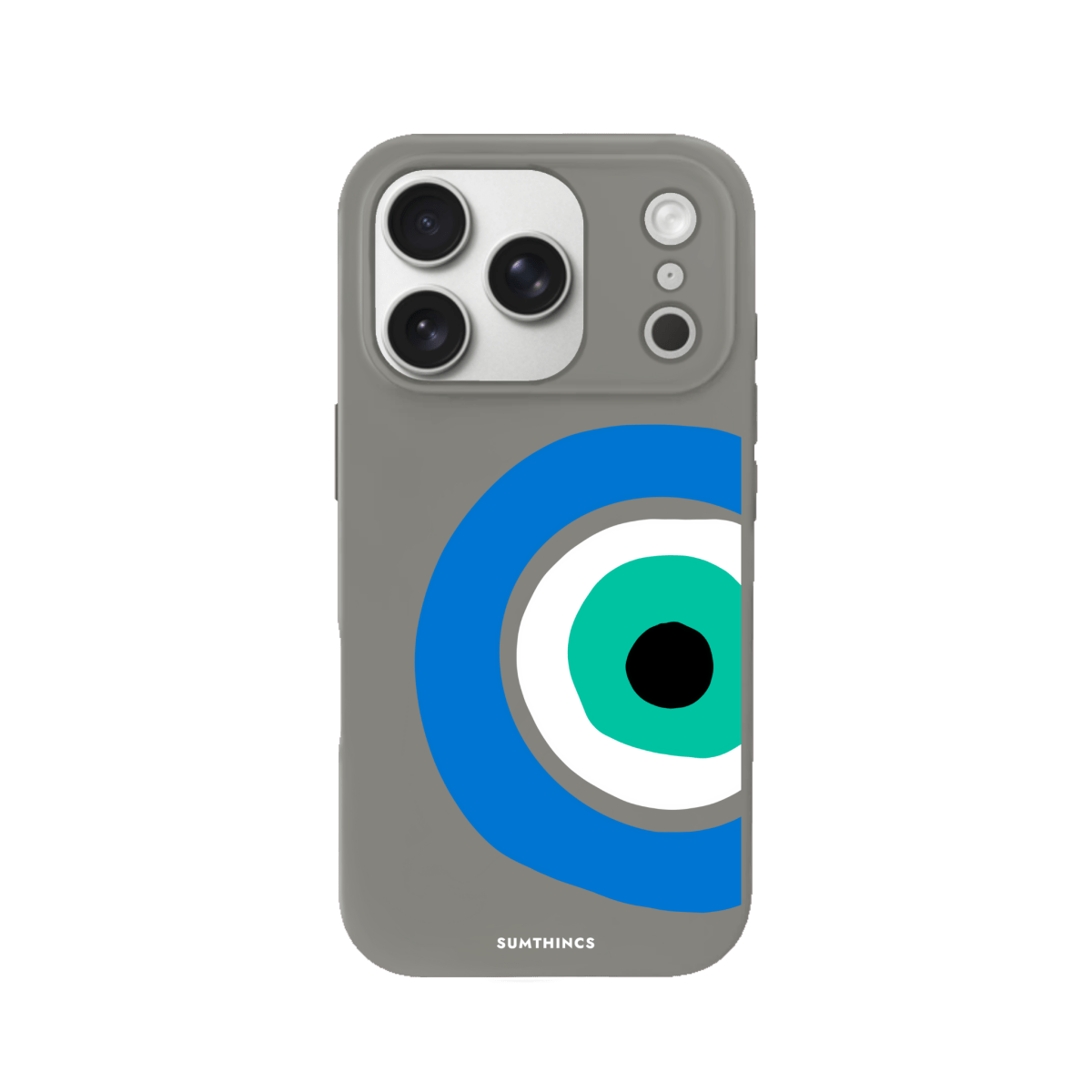 iPhone 17 Pro Ocean Eye Premium Telefon Kılıfı Gri - SUMTHINCS