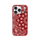 iPhone 17 Pro Paisley Premium Telefon Kılıfı Kırmızı - SUMTHINCS