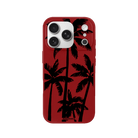 iPhone 17 Pro Palm Trees Premium Telefon Kılıf Kırmızı - SUMTHINCS