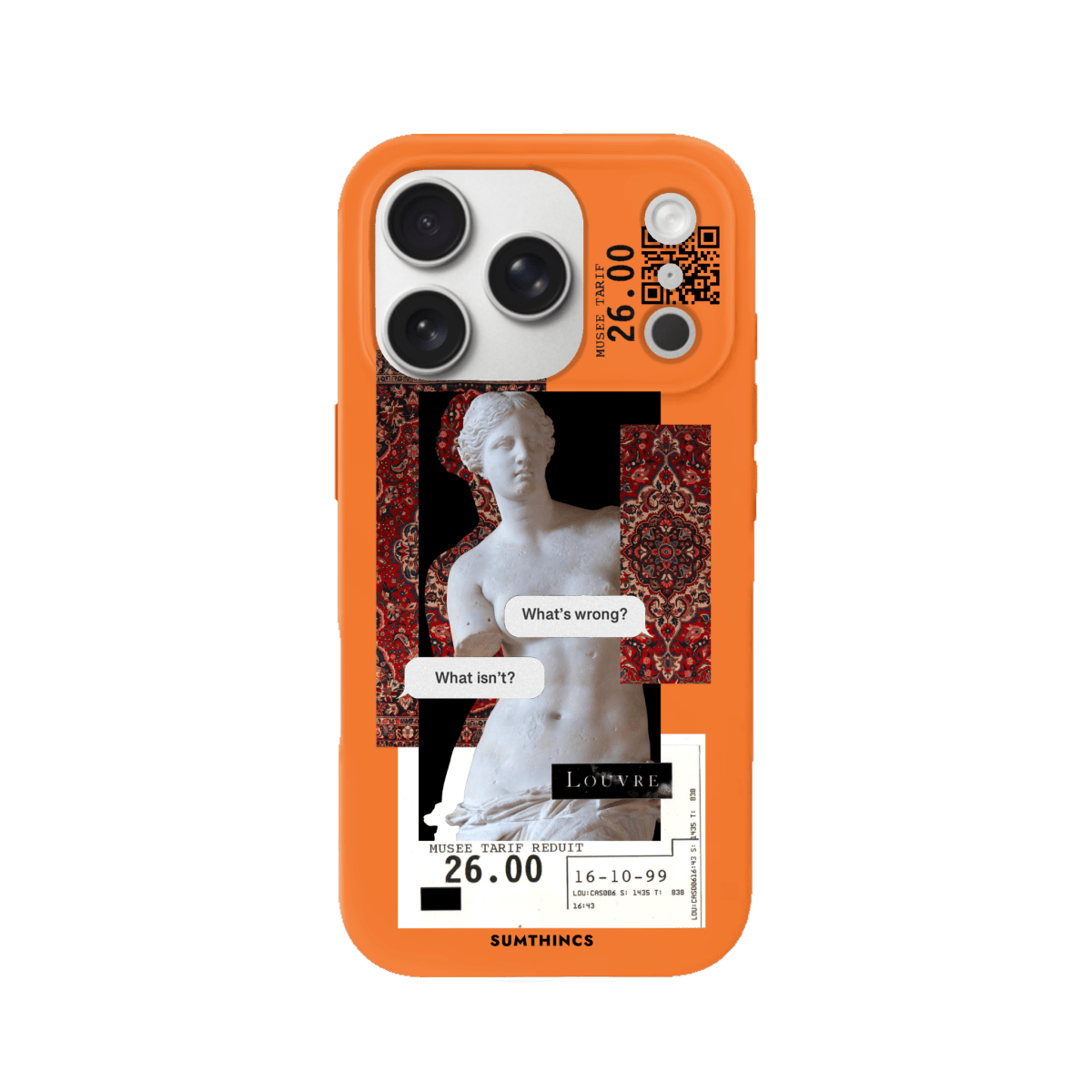 iPhone 17 Pro PixelVenus Premium Telefon Kılıfı Turuncu - SUMTHINCS