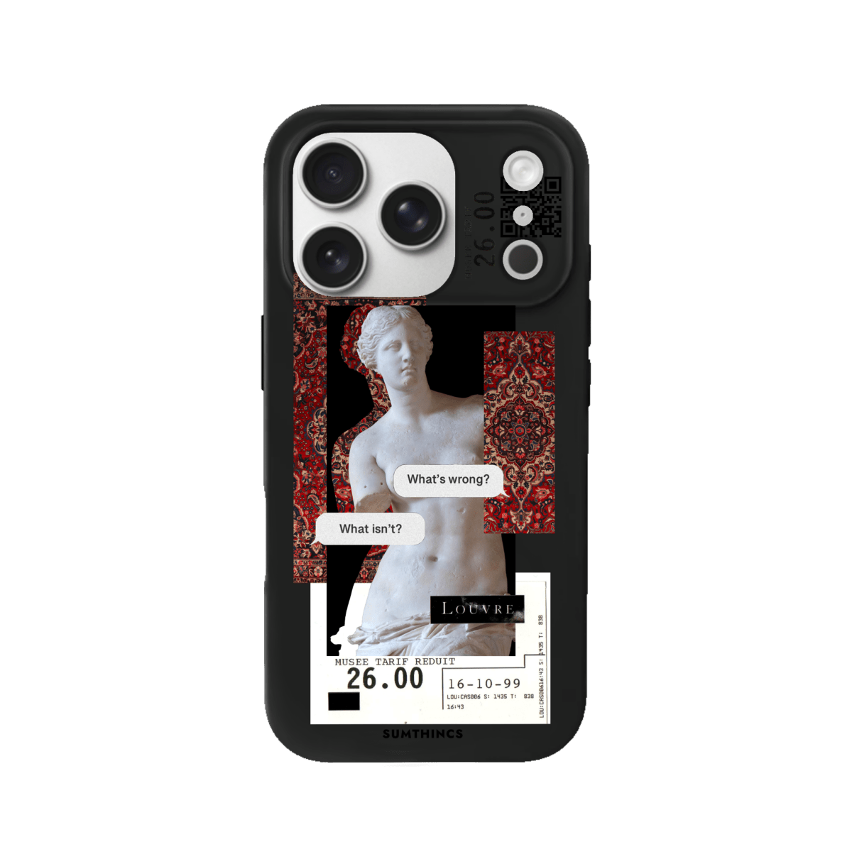 iPhone 17 Pro PixelVenus Premium Telefon Kılıfı Siyah - SUMTHINCS