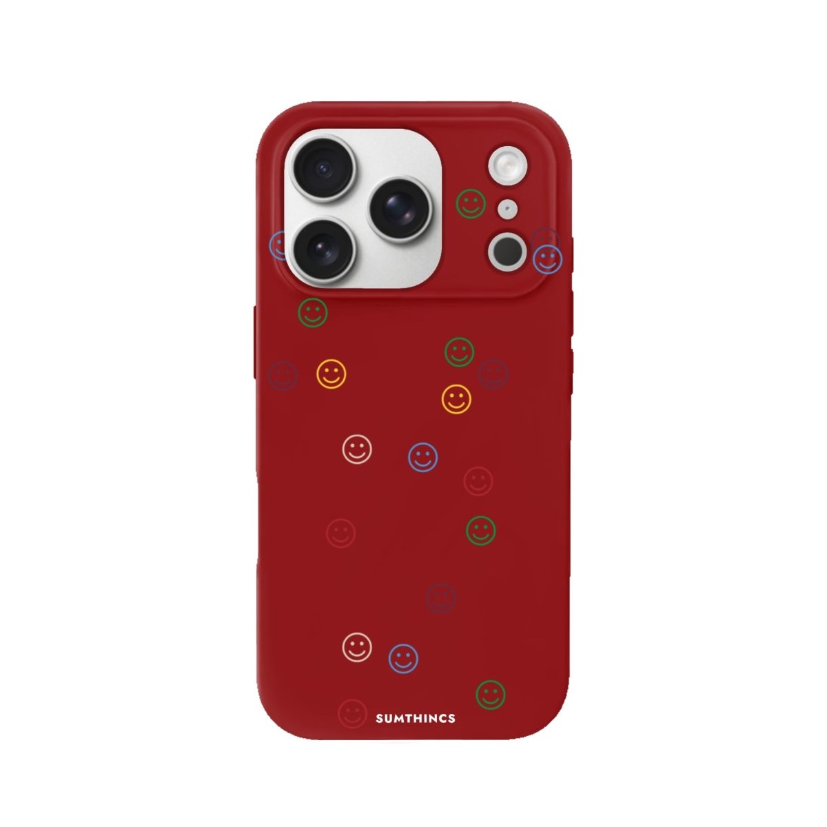 iPhone 17 Pro Playful Premium Telefon Kılıfı Kırmızı - SUMTHINCS