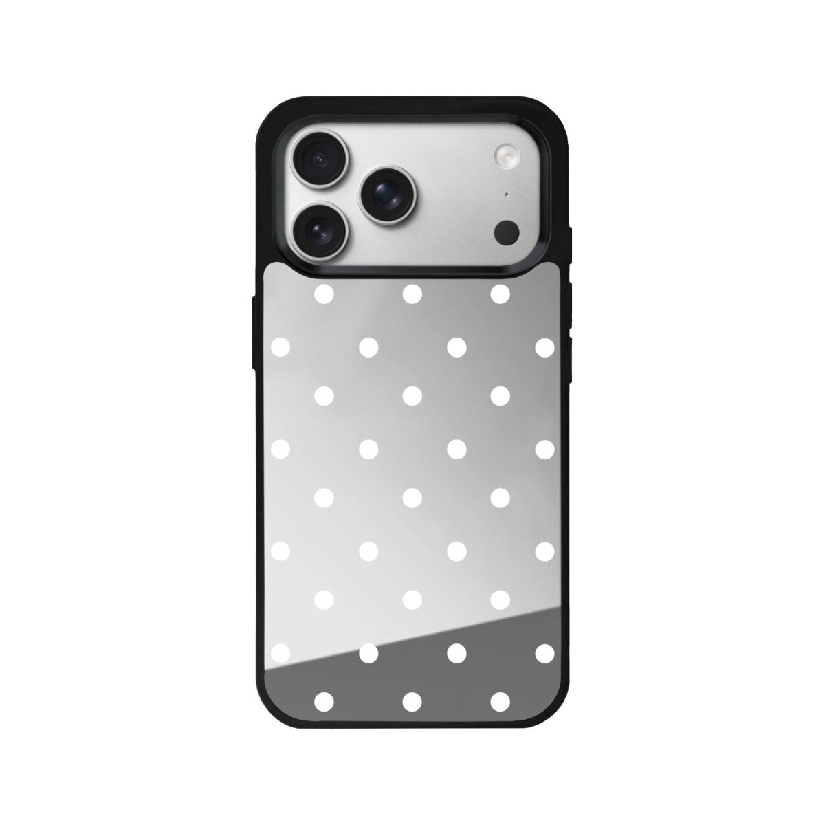 iPhone 17 Pro Polka Dot Mirror Aynalı Telefon Kılıfı - SUMTHINCS
