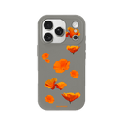 iPhone 17 Pro Poppies Premium Telefon Kılıfı Gri - SUMTHINCS