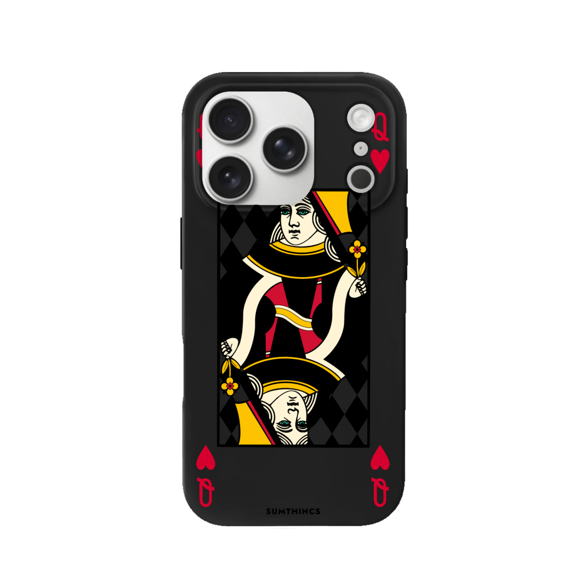 iPhone 17 Pro Queen Premium Telefon Kılıfı Siyah - SUMTHINCS