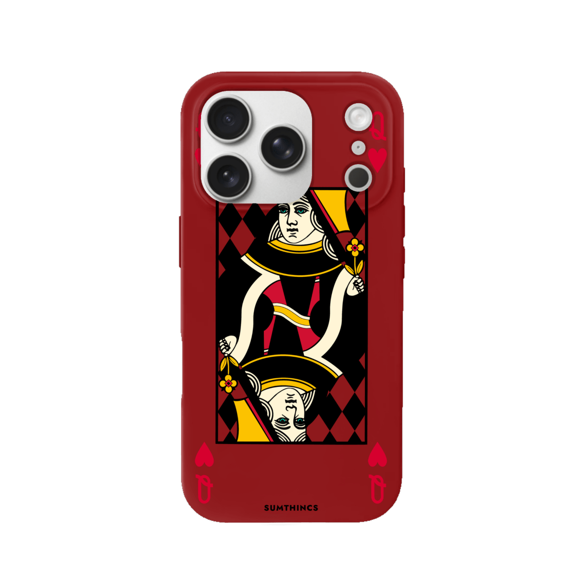 iPhone 17 Pro Queen Premium Telefon Kılıfı Kırmızı - SUMTHINCS