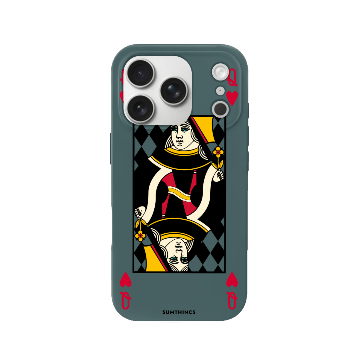 iPhone 17 Pro Queen Premium Telefon Kılıfı Kaktüs Yeşili - SUMTHINCS