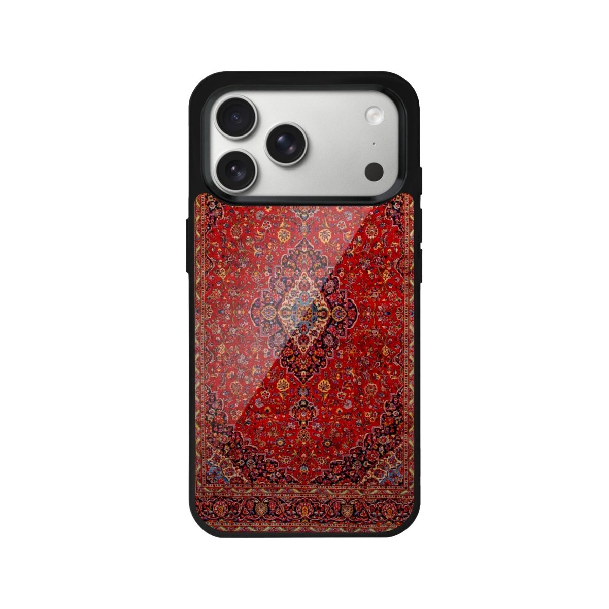 iPhone 17 Pro Red Carpet Glossy Cam Telefon Kılıfı - Sumthincs