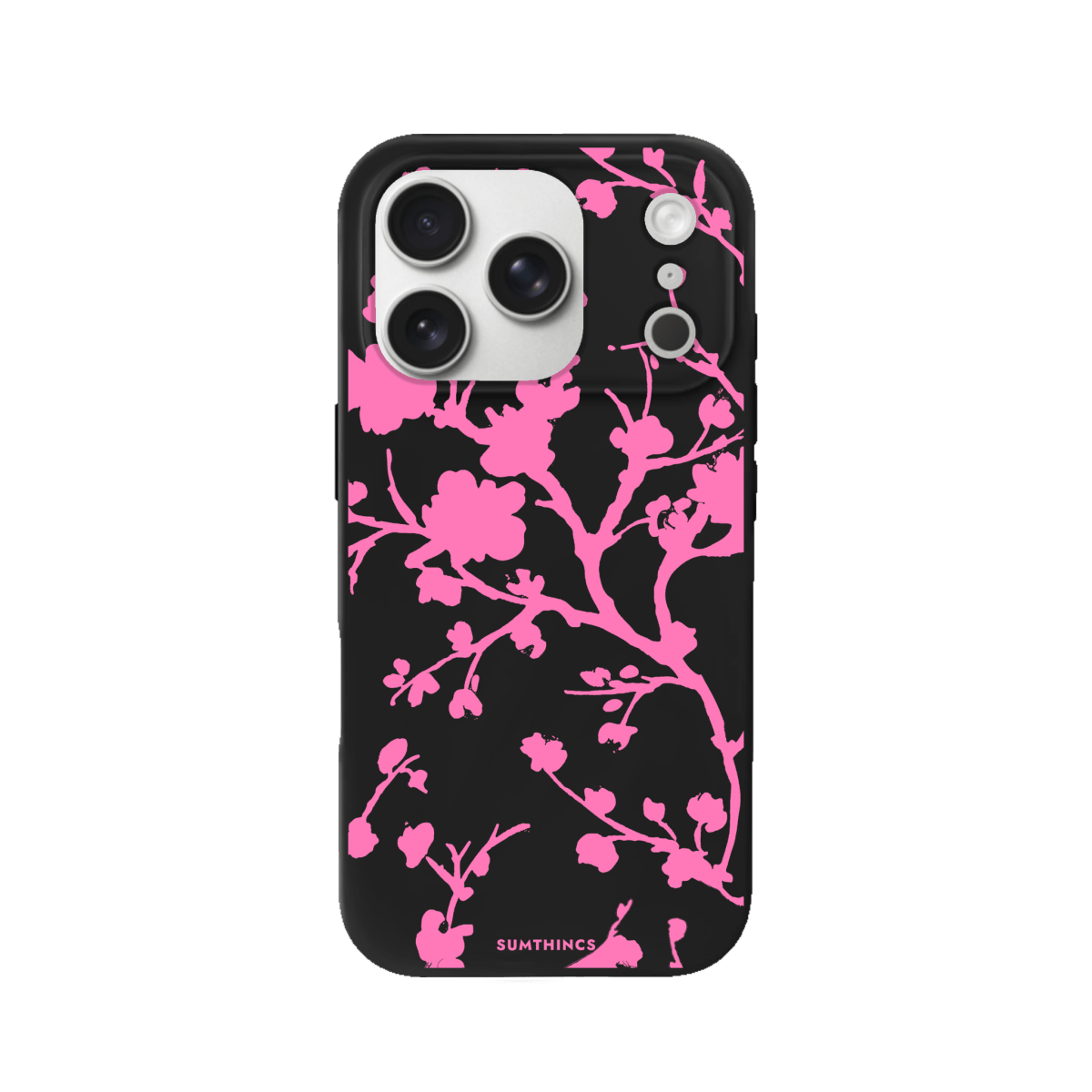 iPhone 17 Pro Sakura Premium Telefon Kılıfı Siyah - SUMTHINCS