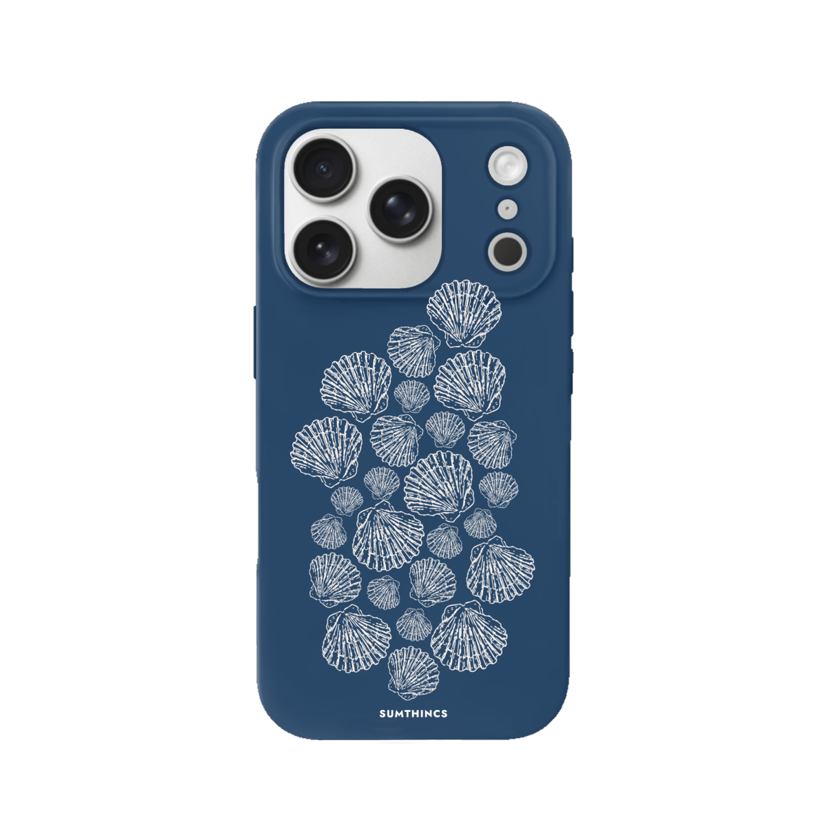 iPhone 17 Pro Shell Print Premium Telefon Kılıfı Pasifik Mavi - SUMTHINCS