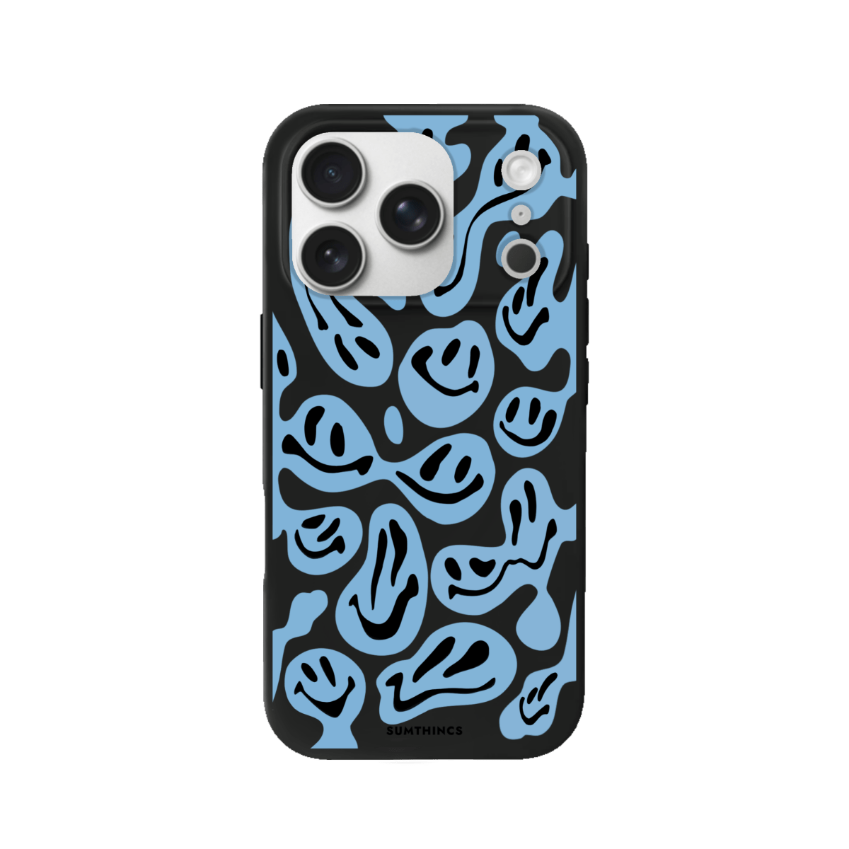 iPhone 17 Pro Smiley Premium Telefon Kılıfı Siyah - SUMTHINCS