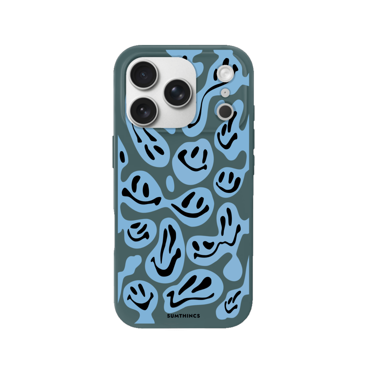 iPhone 17 Pro Smiley Premium Telefon Kılıfı Kaktüs Yeşili - SUMTHINCS