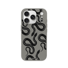 iPhone 17 Pro Snakes Premium Telefon Kılıfı Gri - SUMTHINCS