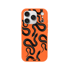 iPhone 17 Pro Snakes Premium Telefon Kılıfı Turuncu - SUMTHINCS