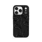 iPhone 17 Pro Snakes Premium Telefon Kılıfı Siyah - SUMTHINCS