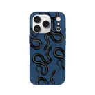 iPhone 17 Pro Snakes Premium Telefon Kılıfı Pasifik Mavi - SUMTHINCS