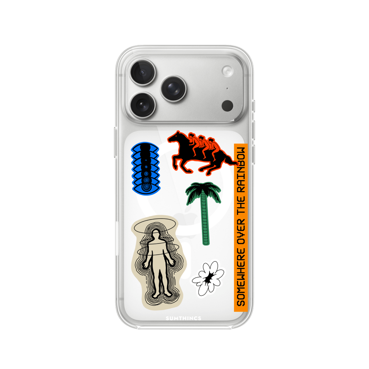 iPhone 17 Pro Somewhere Clear Magsafe Şeffaf Telefon Kılıfı - SUMTHINCS