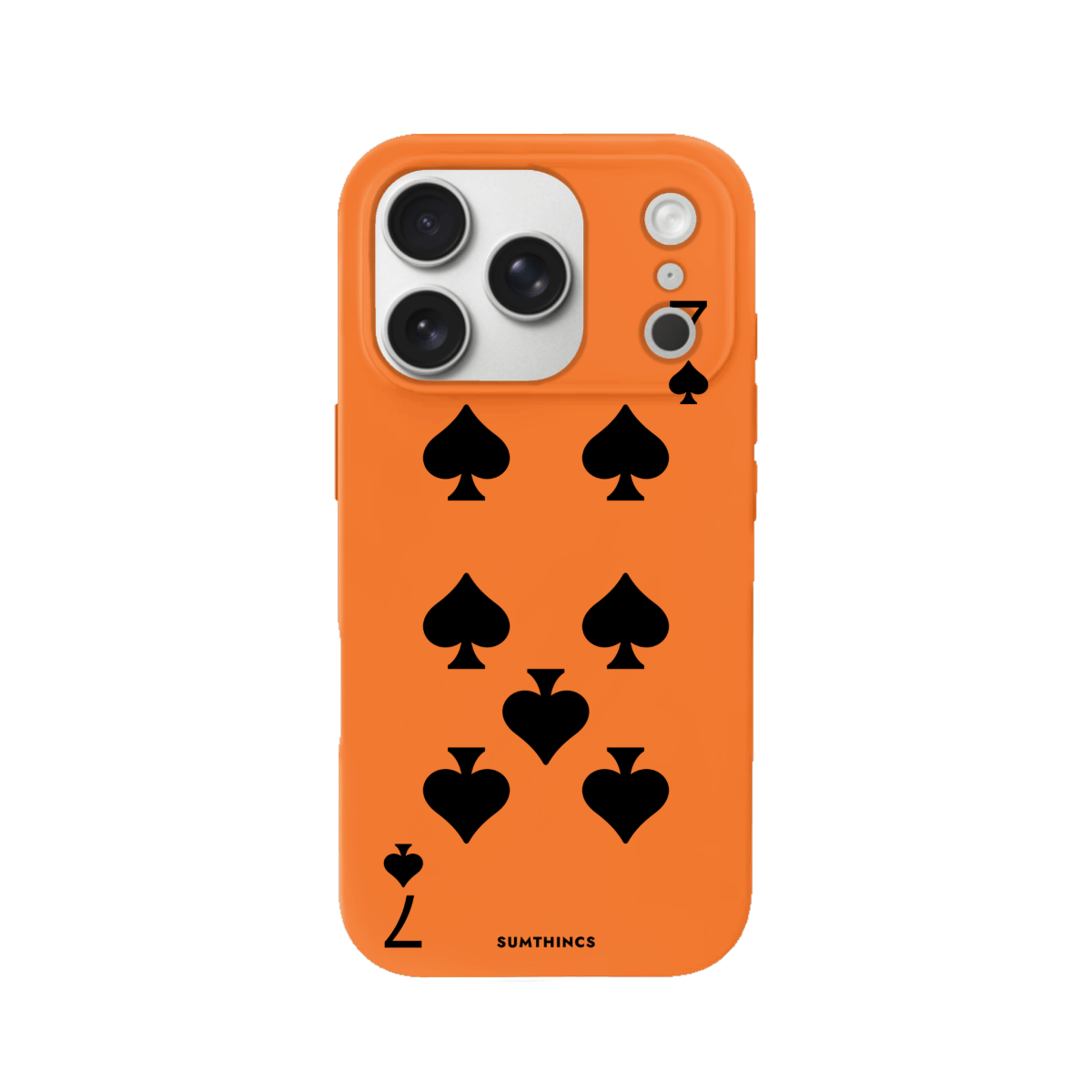 iPhone 17 Pro Spade7 Premium Telefon Kılıfı Turuncu - SUMTHINCS