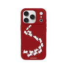 iPhone 17 Pro Starry Bunnies Premium Telefon Kılıfı Kırmızı - SUMTHINCS