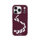 iPhone 17 Pro Starry Bunnies Premium Telefon Kılıfı Bordo - SUMTHINCS