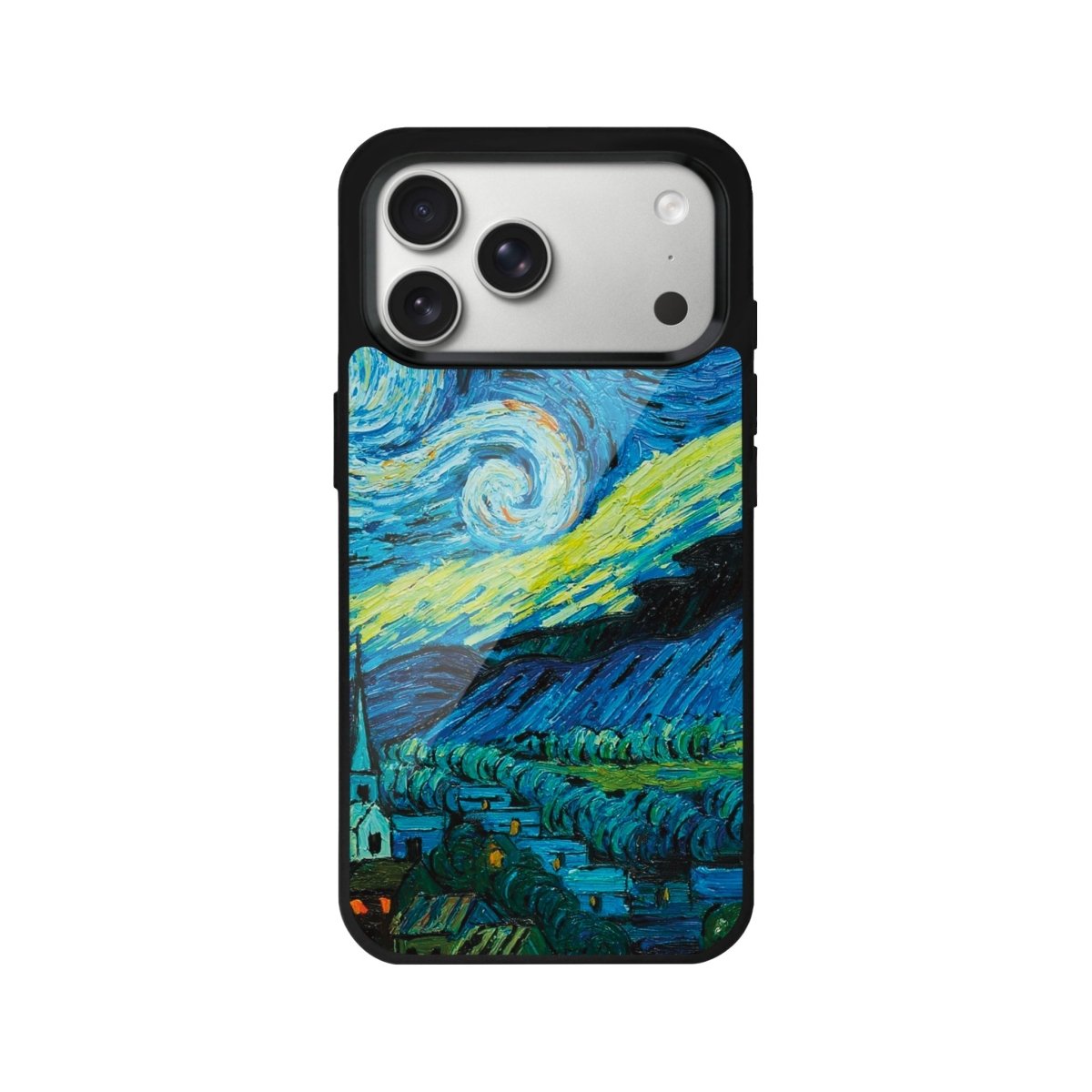 iPhone 17 Pro Starry Night Glossy Cam Telefon Kılıfı - Sumthincs