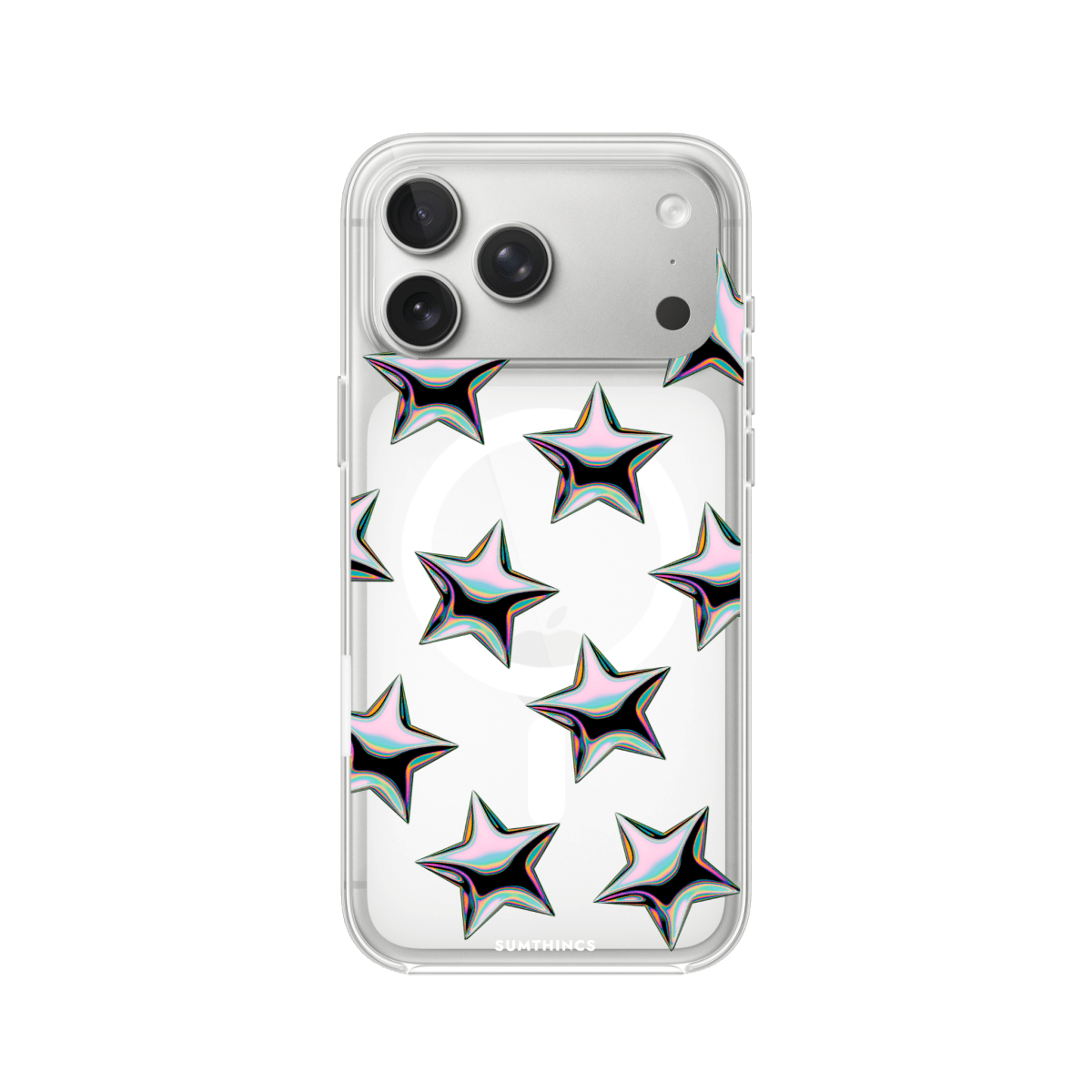 iPhone 17 Pro Stars Clear Magsafe Şeffaf Telefon Kılıfı - SUMTHINCS